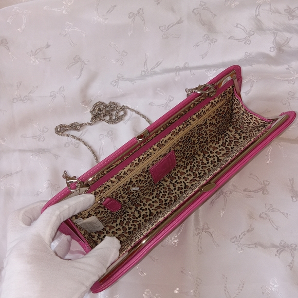 Soprano leather clutch bag - Picture 3 of 7